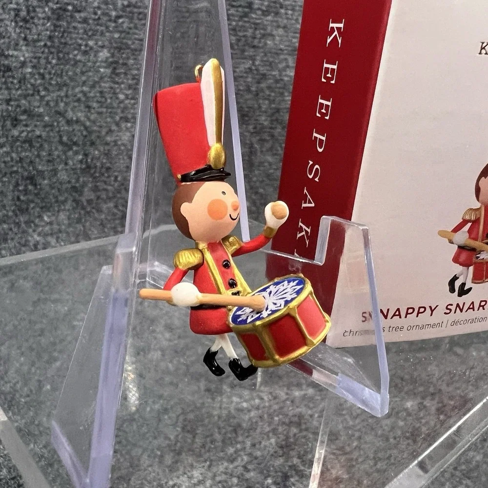 2021 Hallmark Keepsake Ornament Snappy Snare Drum Toy Soldier Band New in Box